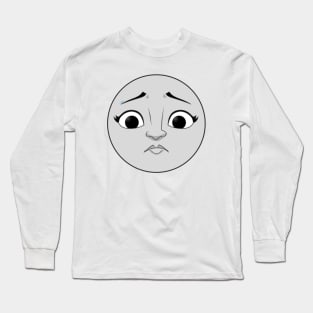 Rebecca sad face Long Sleeve T-Shirt